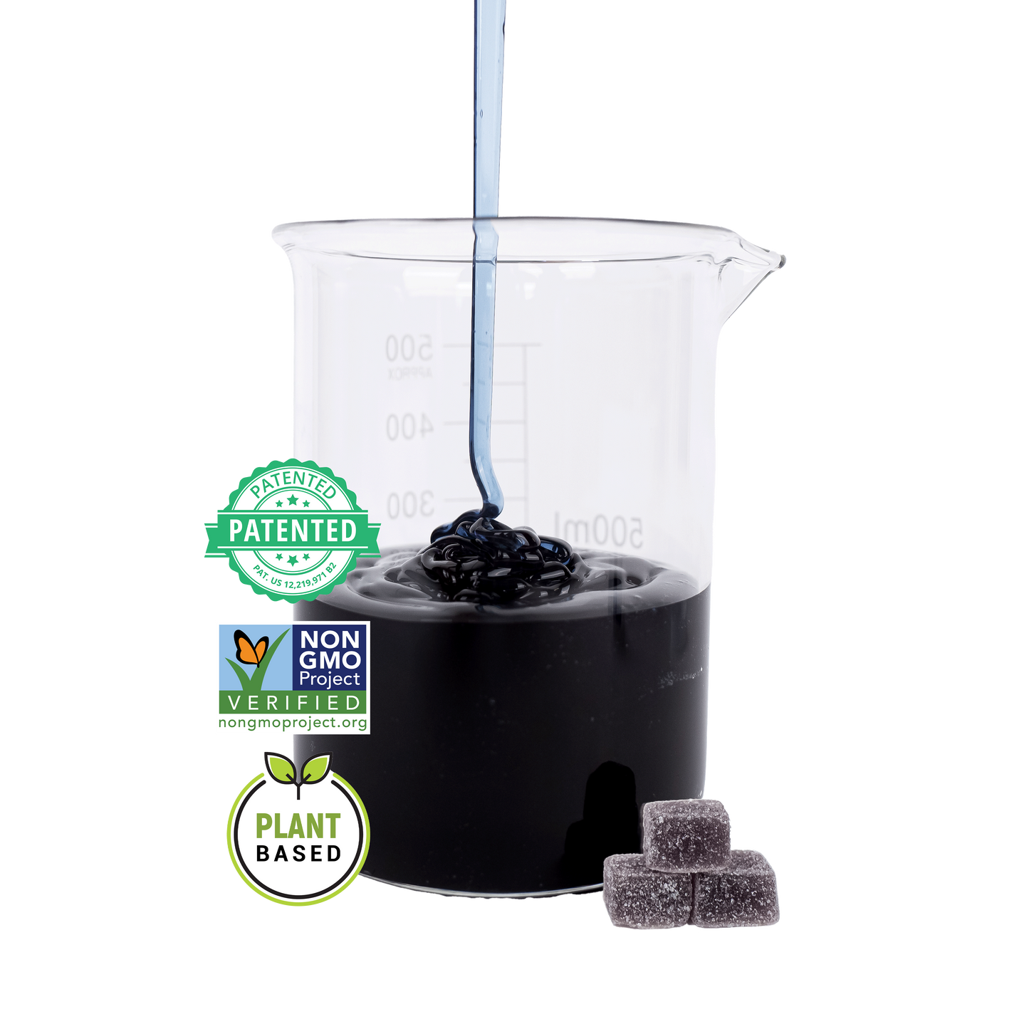 Blueberry Pectin Gummy Base