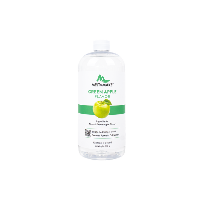 Melt-to-Make™ Natural Green Apple Flavor - 32 oz. Multi Case Size