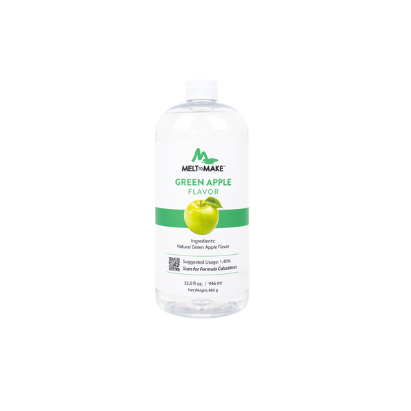 Melt-to-Make™ Natural Green Apple Flavor - 32 oz. Multi Case Size