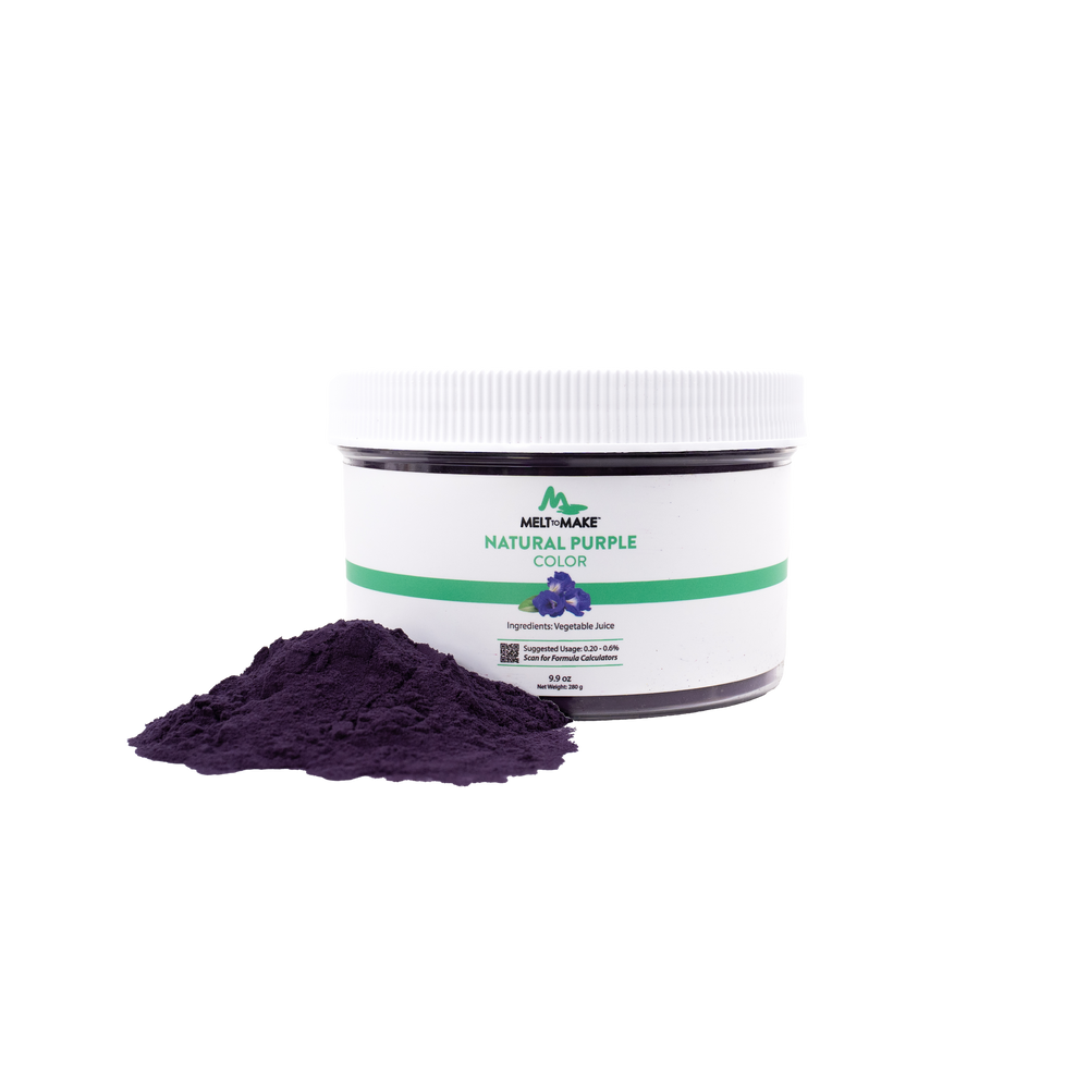 280 g (9.9 oz) Melt-to-Make™ Natural Purple Color