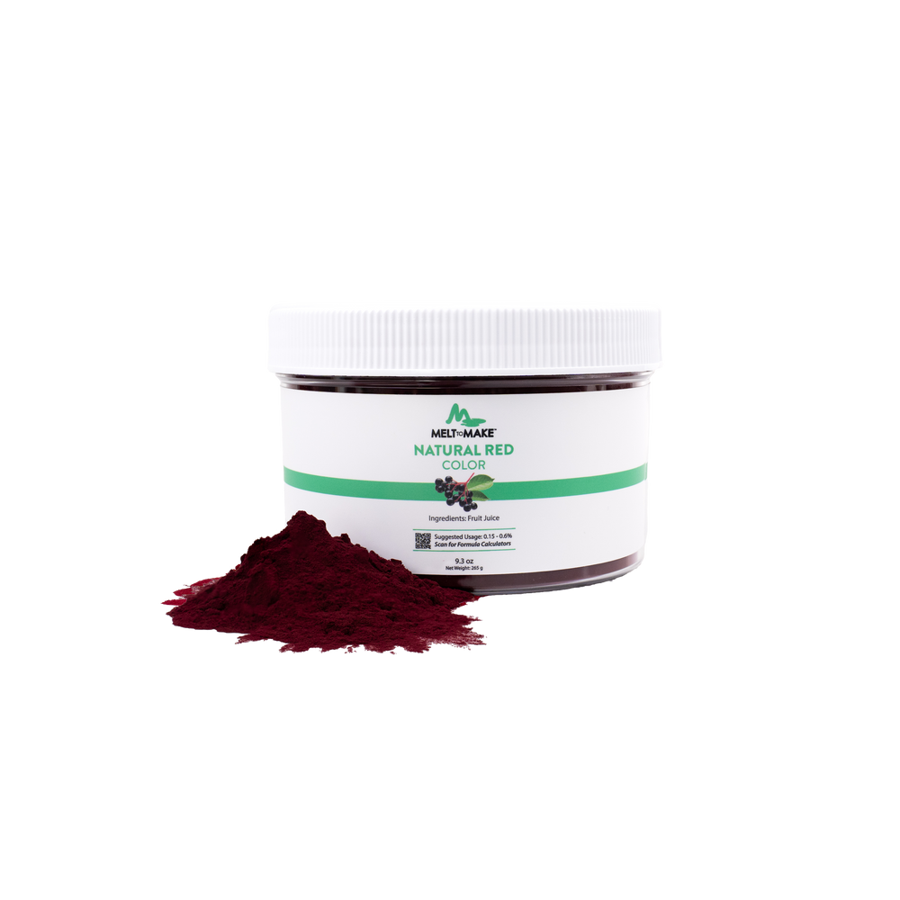 265 g (9.3oz) Melt-to-Make™ Natural Red Color