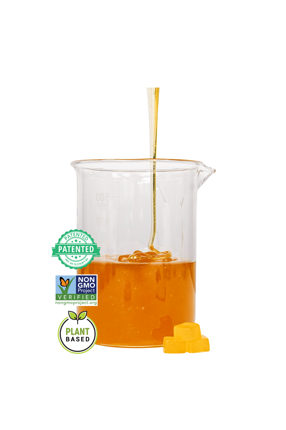 Pineapple - 10kg Case - Melt-to-Make™ Sugar-Free Pectin Gummy Base