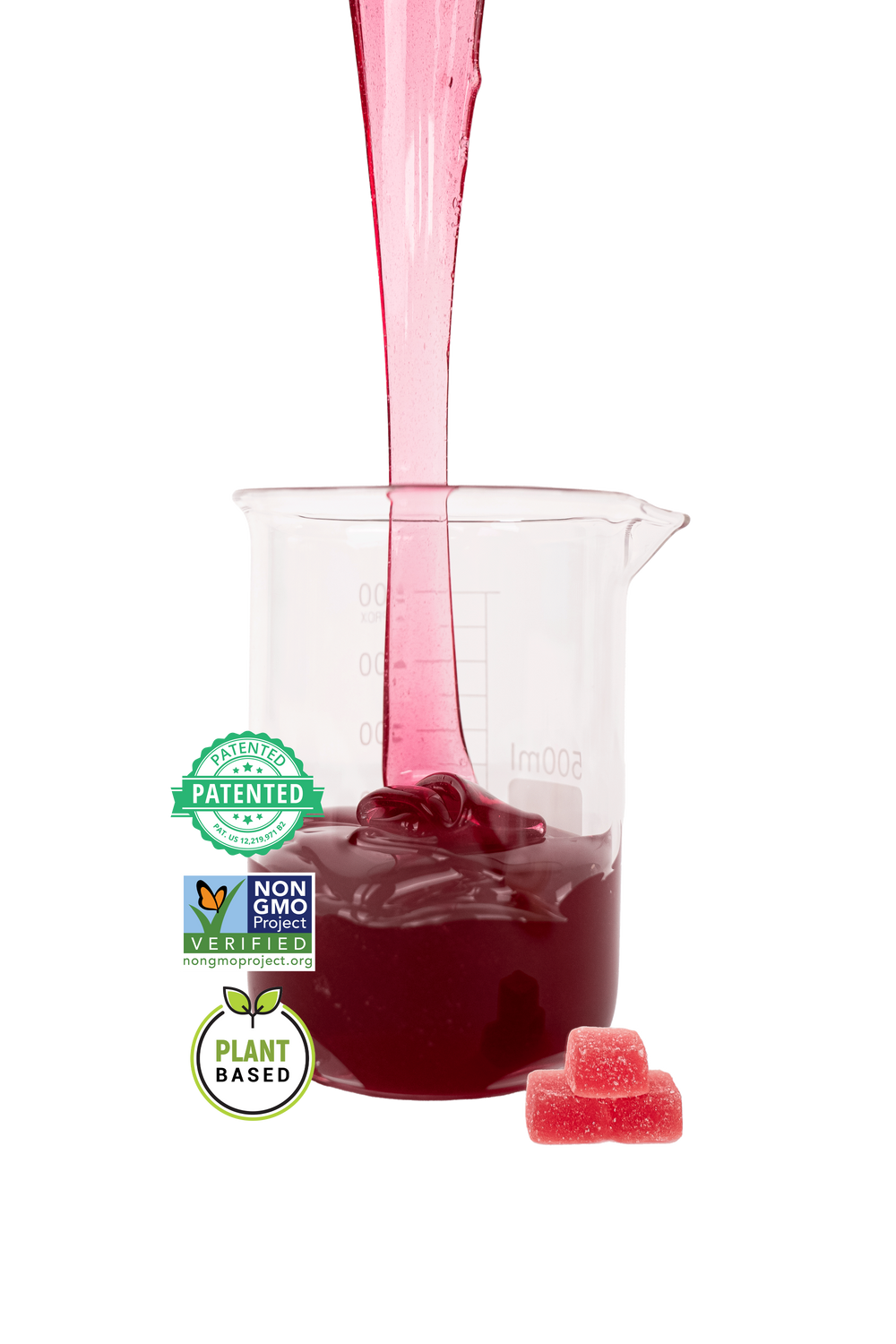 Strawberry - 10kg Case - Melt-to-Make® Pectin Gummy Base