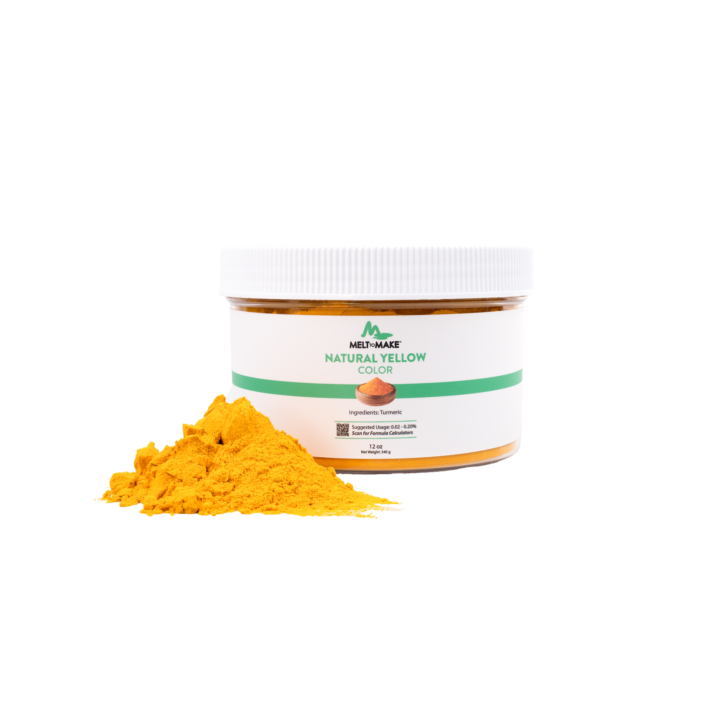 
                  
                    340 g (12 oz) Melt-to-Make™ Natural Yellow Color
                  
                