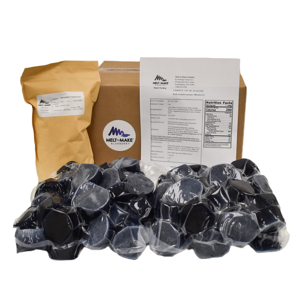 
                  
                    Blueberry - 10kg Case - Melt-to-Make™ Gelatin Gummy Base
                  
                
